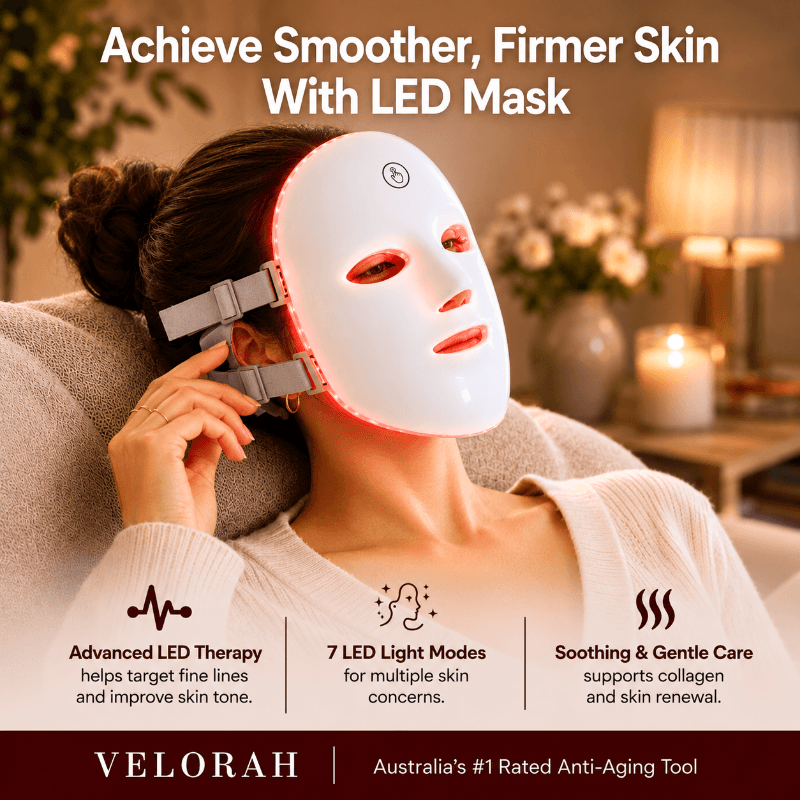 Velorah™ Premium 7-Color LED Light Therapy Mask