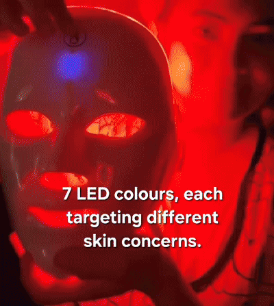 Velorah™ Premium 7-Color LED Light Therapy Mask
